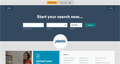 Desktop Screenshot of jobsite.co.uk